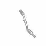MagnaFlow 49872 oem grade direct-fit catalytic converter, rear three-quarter view of the turntable spin