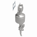 MagnaFlow 5582893 carb manifold converter, side view of the turntable spin