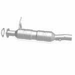 MagnaFlow 52228 oem grade direct-fit catalytic converter, side view of the turntable spin