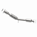 MagnaFlow 24144 hm grade direct-fit catalytic converter, side view of the turntable spin