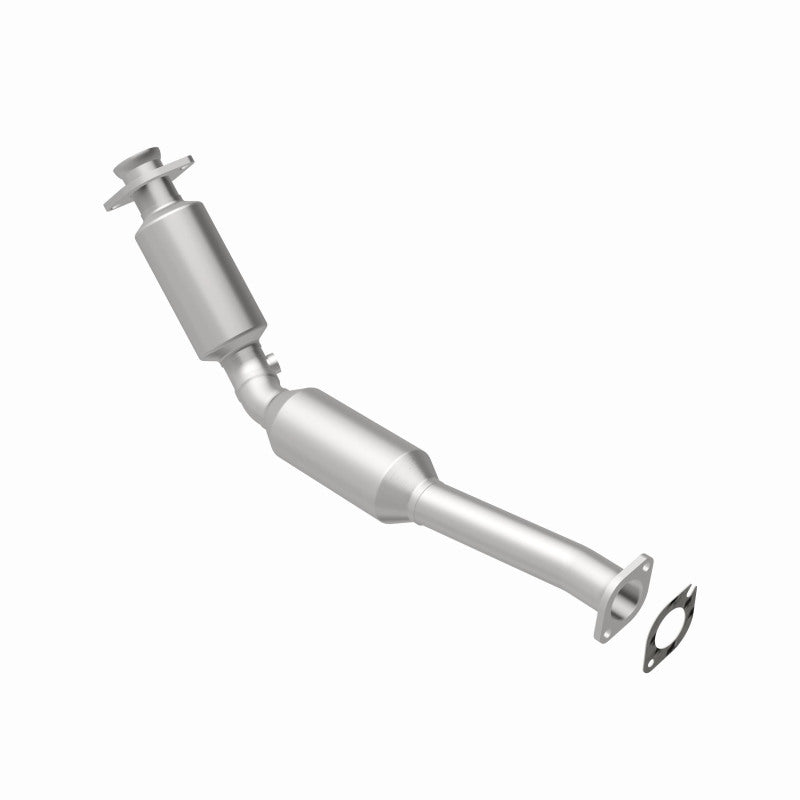 MagnaFlow 5411010 carb direct-fit catalytic converter, rear view of the turntable spin