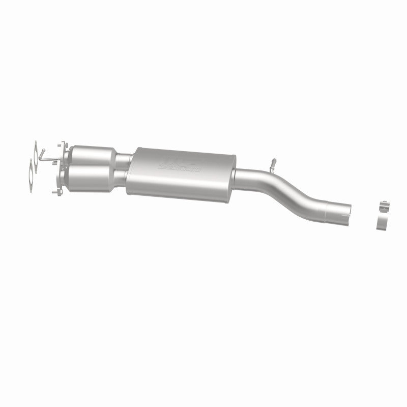 MagnaFlow 52719 oem grade direct-fit catalytic converter, side view of the turntable spin
