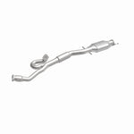 MagnaFlow 52417 oem grade direct-fit catalytic converter, front three-quarter view of the turntable spin