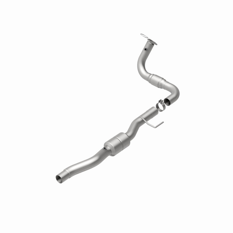 MagnaFlow 93465 hm grade direct-fit catalytic converter, rear view of the turntable spin