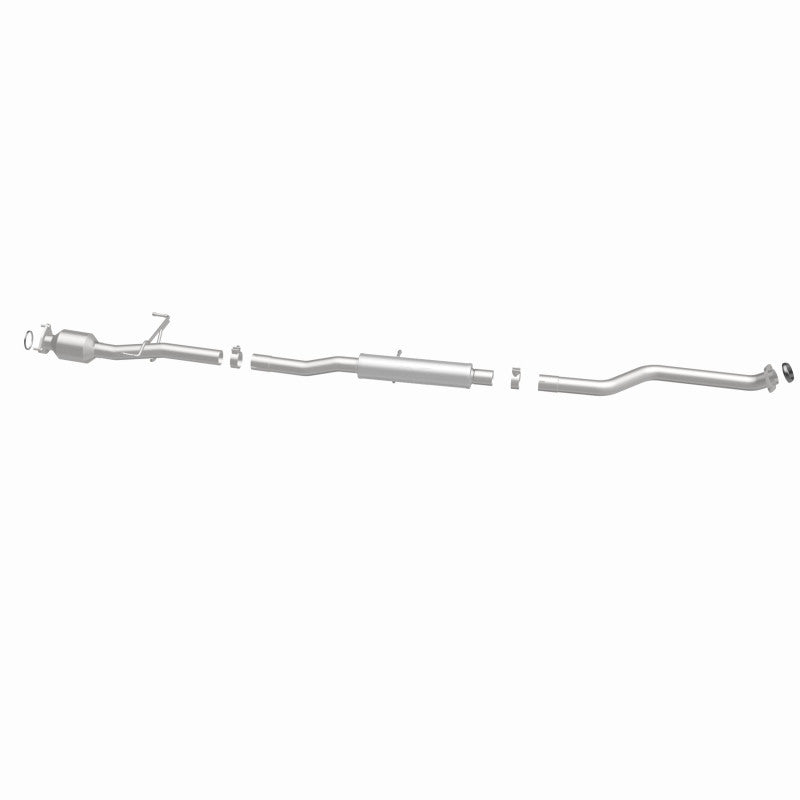 MagnaFlow 52043 oem grade direct-fit catalytic converter, side view of the turntable spin