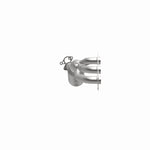 MagnaFlow 5531222 carb manifold converter, opposite side view of the turntable spin