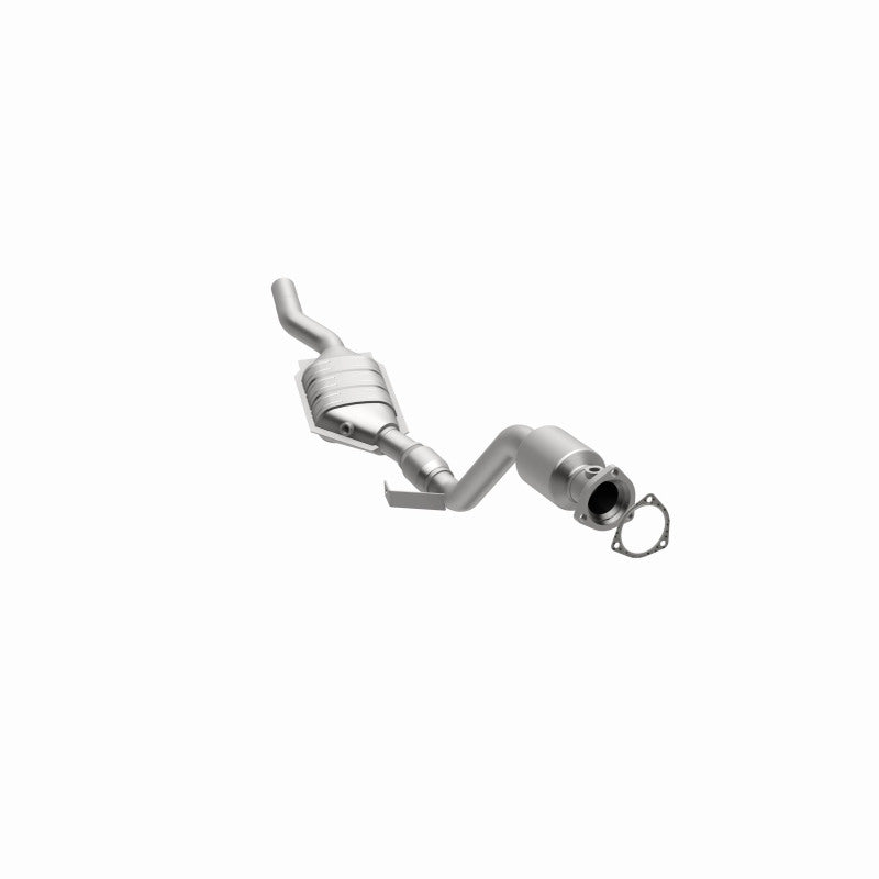 MagnaFlow 444333 carb direct-fit catalytic converter, opposite side view of the turntable spin