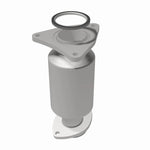 MagnaFlow 49909 oem grade manifold converter, rear view of the turntable spin
