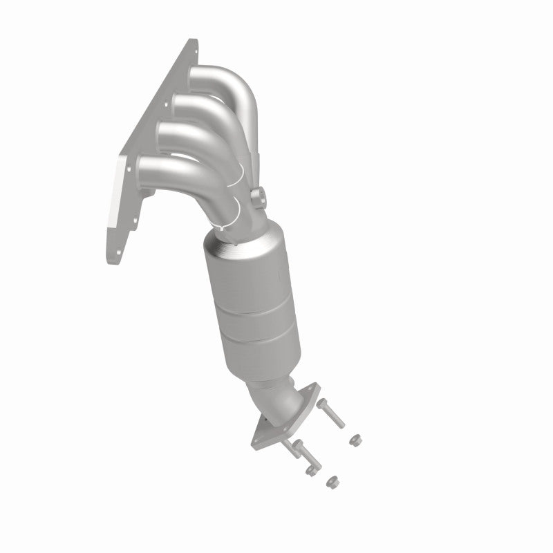 MagnaFlow 50510 hm grade manifold converter, side view of the turntable spin