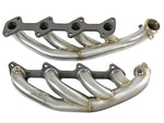 aFe Twisted Steel 1.75-2in 304 SS Headers 03-07 Ford Diesel Trucks V8-6.0L (td)