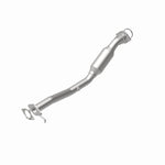 MagnaFlow 49227 oem grade direct-fit catalytic converter, rear view of the turntable spin