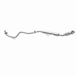 MagnaFlow 52159 oem grade direct-fit catalytic converter, opposite rear three-quarter view of the turntable spin