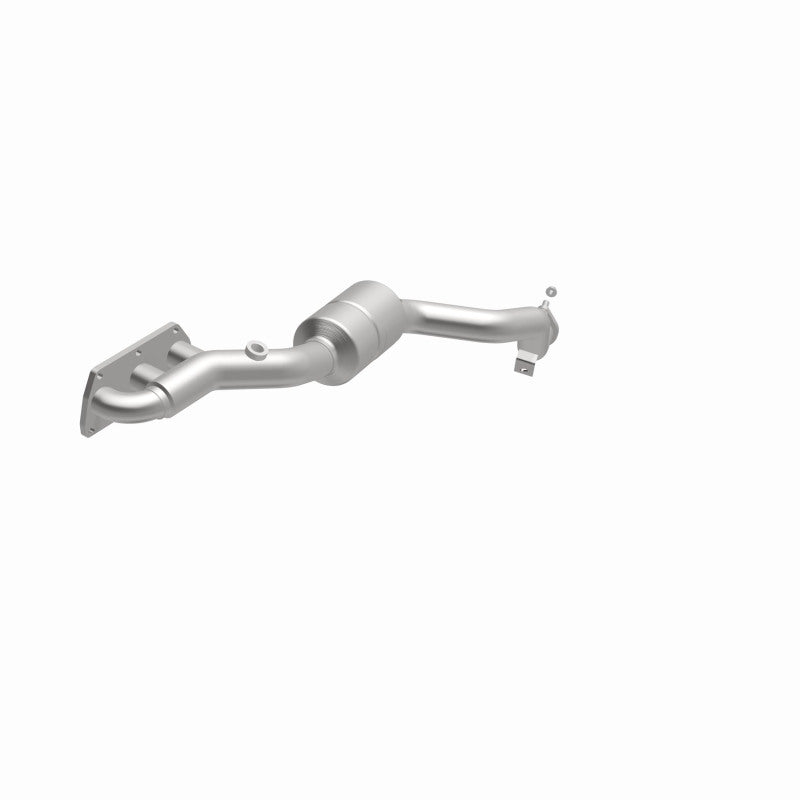 MagnaFlow 50793 hm grade manifold converter, opposite front three-quarter view of the turntable spin