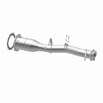 MagnaFlow 60503 oem grade direct-fit catalytic converter, opposite rear three-quarter view of the turntable spin