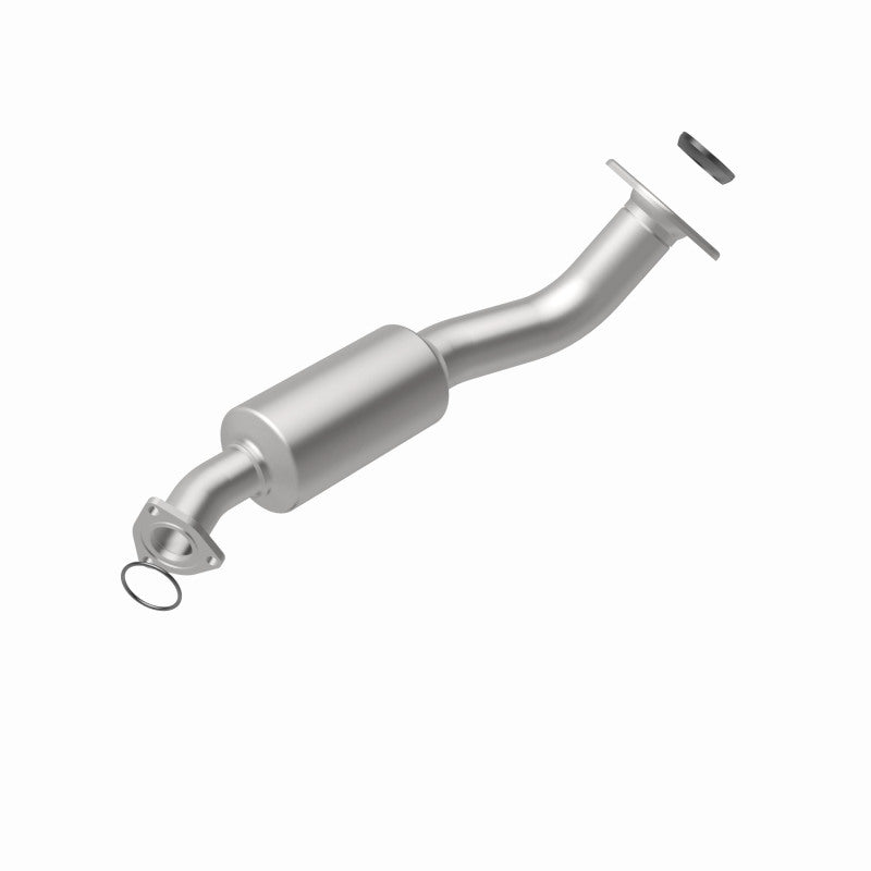 MagnaFlow 5461182 carb direct-fit catalytic converter, rear view of the turntable spin
