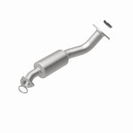 MagnaFlow 5461182 carb direct-fit catalytic converter, rear view of the turntable spin