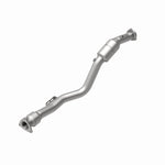 MagnaFlow 49876 oem grade direct-fit catalytic converter, rear view of the turntable spin