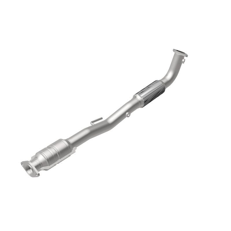 MagnaFlow 49988 oem grade direct-fit catalytic converter, rear view of the turntable spin