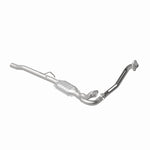 MagnaFlow 93614 hm grade direct-fit catalytic converter, rear view of the turntable spin