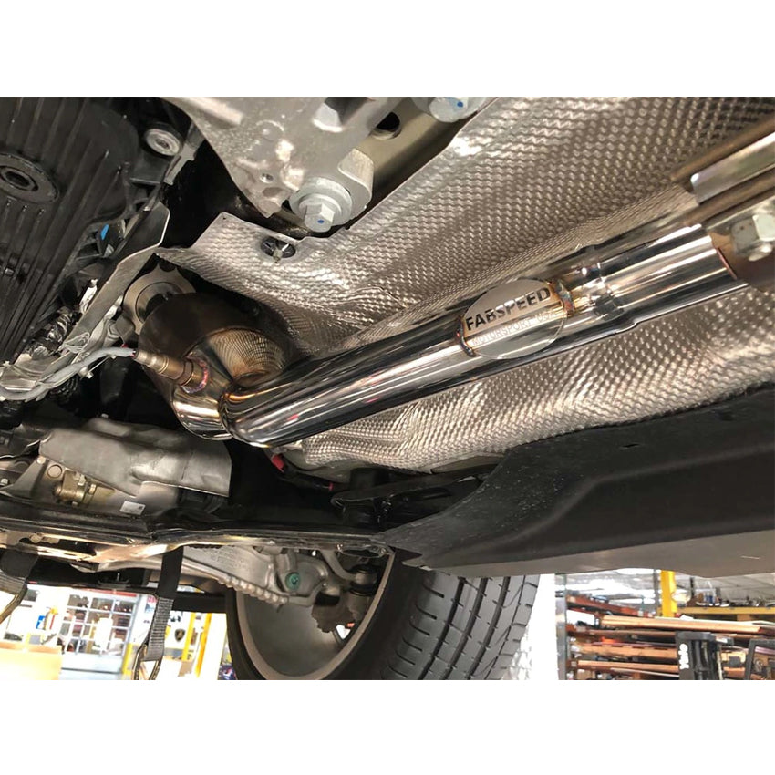 Fabspeed Sport Cat Downpipes for Jaguar F-Pace S 2016-2021