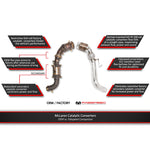 Fabspeed Sport Catalytic Converters for McLaren 570S / 570GT / 540C 2015-2021