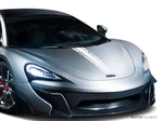 Vorsteiner Aero Front Bumper w/ Front Splitter Carbon Fiber PP 2x2 Glossy MCLAREN 570S 570-VX PROGRAM - autotalent