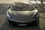 Vorsteiner Aero Front Bumper w/ Front Splitter Carbon Fiber PP 2x2 Glossy MCLAREN 570S 570-VX PROGRAM - autotalent