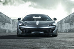 Vorsteiner Aero Front Bumper w/ Front Splitter Carbon Fiber PP 2x2 Glossy MCLAREN 570S 570-VX PROGRAM - autotalent