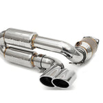 Fabspeed 70mm Supersport X- Pipe Exhaust System for Porsche 996 GT2 2001-2005