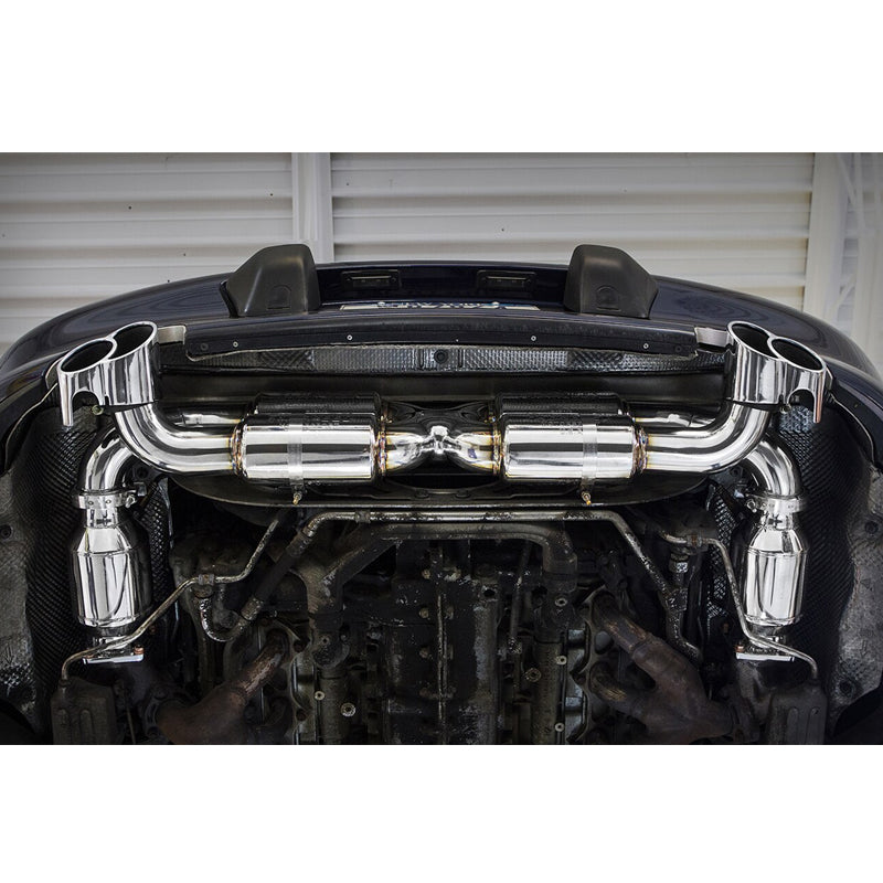 Fabspeed 70mm Supersport X- Pipe Exhaust System for Porsche 996 GT2 2001-2005