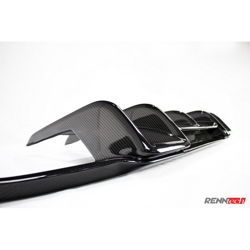 RennTech Aero Carbon Rear Diffuser For Mercedes-Benz W212 E 63 AMG Biturbo - AutoTalent