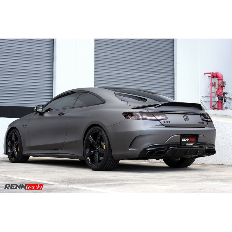 RennTech Aero Carbon Fiber Deklid Spoiler For Mercedes-Benz S 63 AMG BiTurbo - AutoTalent