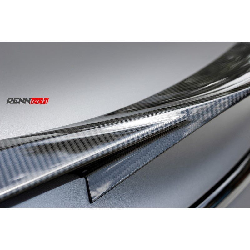 RennTech Aero Carbon Fiber Deklid Spoiler For Mercedes-Benz C217 S 63 AMG BiTurbo - AutoTalent