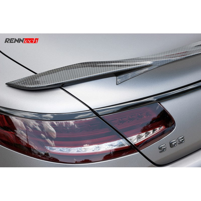 RennTech Aero Carbon Decklid Spoiler For Mercedes-Benz S 63 AMG - AutoTalent