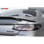 RennTech Aero Carbon Fiber Trunk lid Spoiler For Mercedes-Benz C217 S 63 AMG - AutoTalent