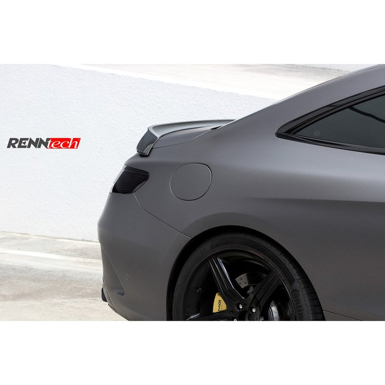 RennTech Aero Carbon Fiber Decklid Spoiler For Mercedes-Benz C217 S 560 - AutoTalent