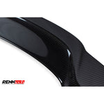 RennTech Aero Carbon Fiber Trunk lid Spoiler For Mercedes-Benz E63 AMG S - AutoTalent