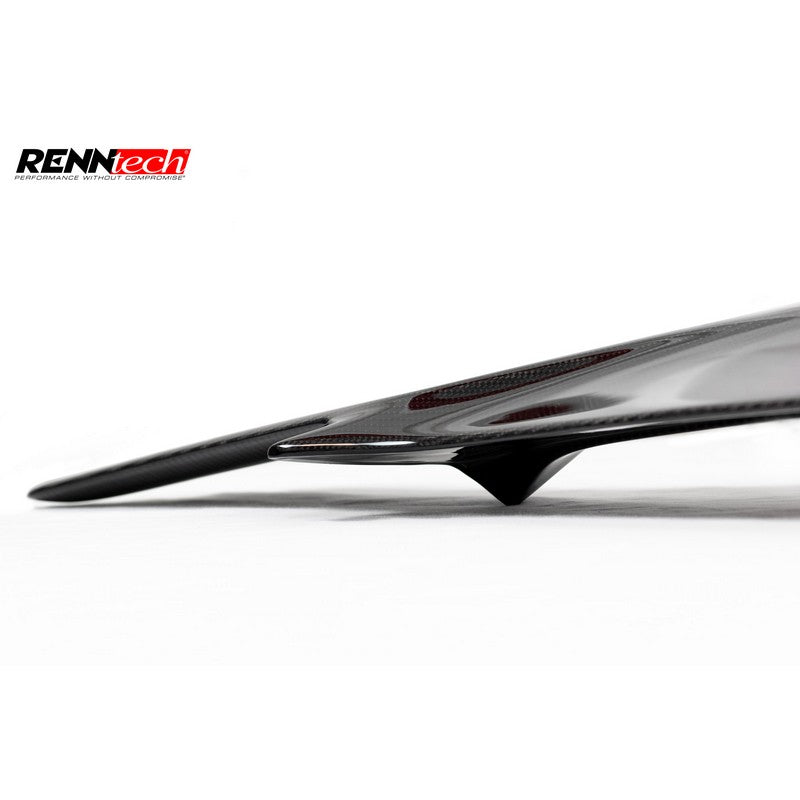 RennTech Aero Carbon Fiber Trunk Spoiler For Mercedes-Benz W213 E63 AMG S - AutoTalent