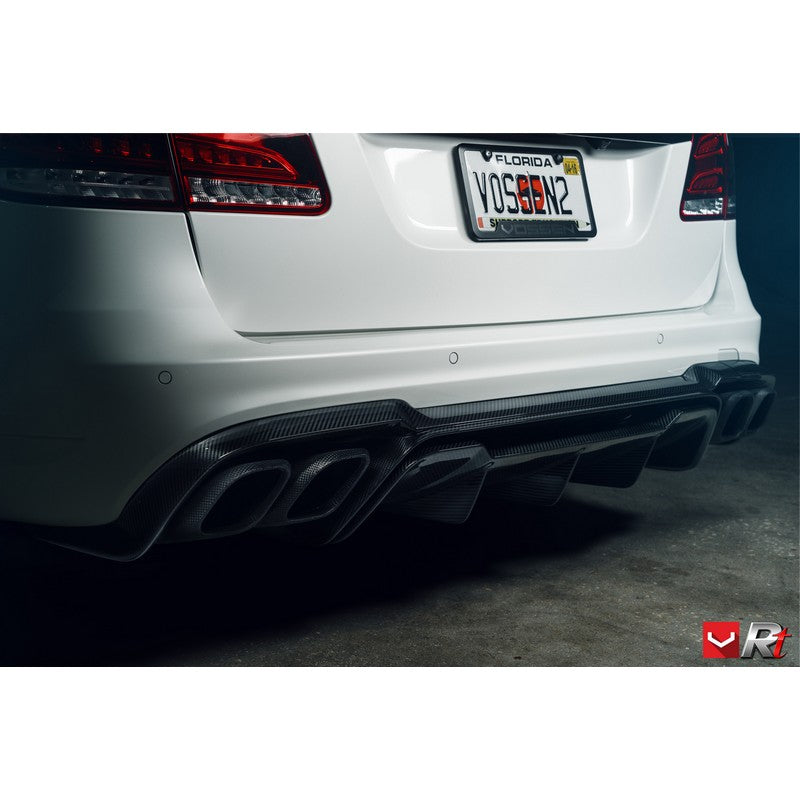 RennTech Aero Carbon Fiber Rear Diffuser With CMC Tips For Mercedes-Benz E 63 AMG Biturbo - AutoTalent