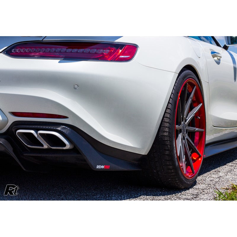 RennTech Aero Carbon Rear Diffuser For Mercedes-Benz C190 AMG GTS - AutoTalent