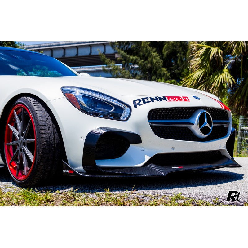 RennTech Carbon Front Splitter For Mercedes-Benz C190 AMG GT S - AutoTalent