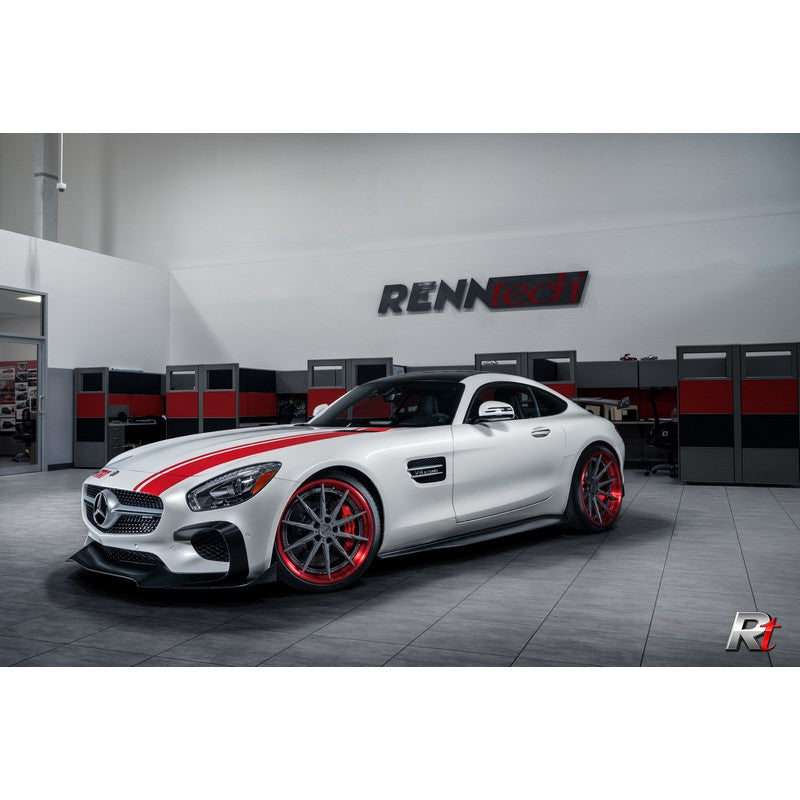 RennTech Carbon Fiber Adjustable Wing For Mercedes-Benz C190 AMG GT - AutoTalent