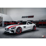 RennTech Carbon Fiber Adjustable Wing For Mercedes-Benz C190 AMG GT - AutoTalent