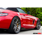 RennTech Carbon Fiber Aero Side Rocker Panel For Mercedes-Benz C197 SLS AMG - AutoTalent