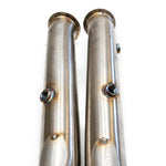 Fabspeed Primary Cat Bypass Downpipes for Alfa Romeo Giulia Quadrifoglio 2016-2021