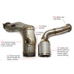 Fabspeed Sport Catalytic Converters for Audi RSQ8 2020-2021