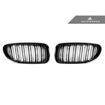 AutoTecknic Aero Replacement Glazing Dual Slats Front Grilles For BMW F06 M6 - AutoTalent