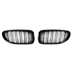 AutoTecknic Aero Replacement Glazing Black Dual Slats Front Grilles For BMW 640i - AutoTalent