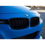 AutoTecknic Replacement Stealth Dual-Slats Front Grilles For BMW F30 328i - AutoTalent