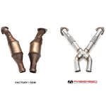 Fabspeed Secondary Cat Bypass X-Pipe for Aston Martin V8 Vantage 2011-2021